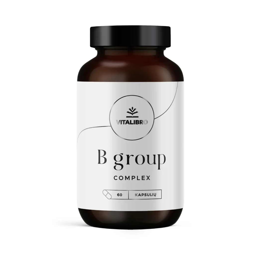 B grupės vitaminų kompleksas su cholinu ir inozitoliu
