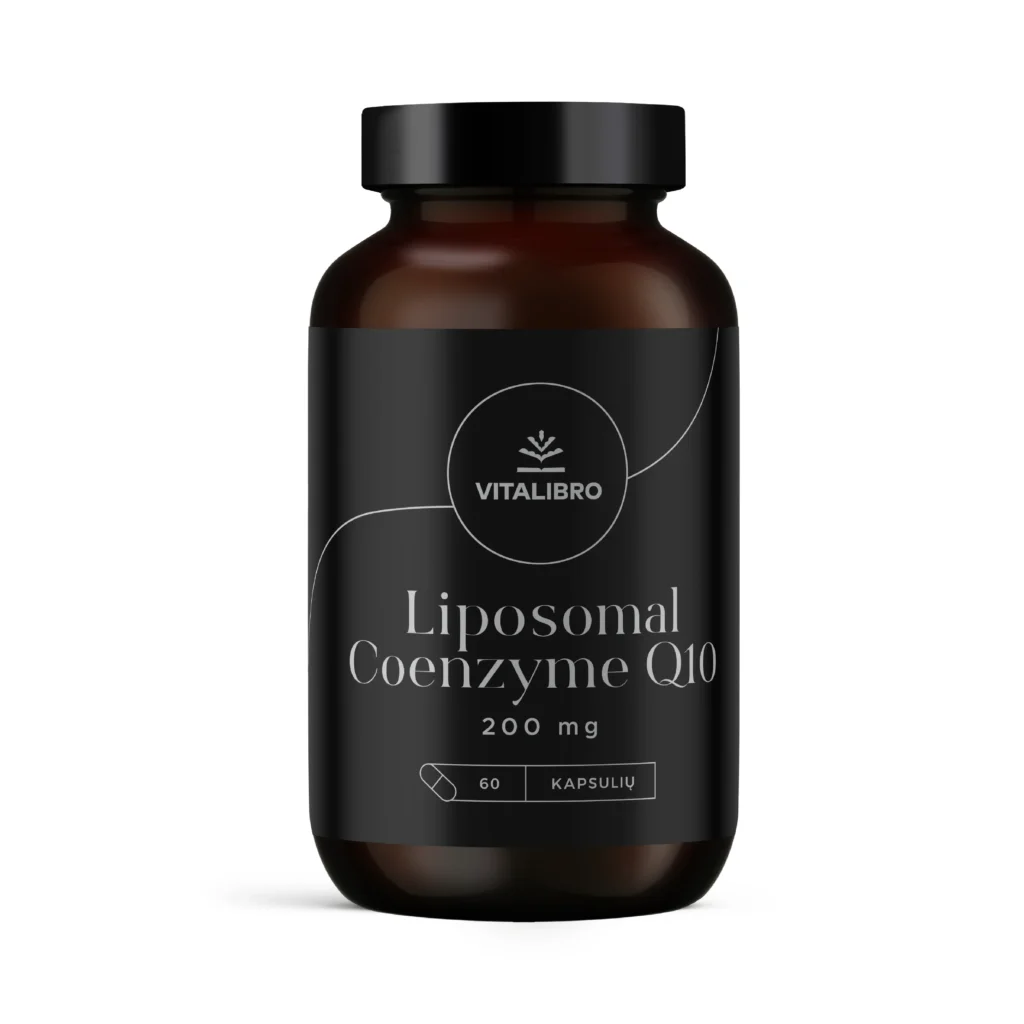 Liposominis kofermentas Q10 ląstelių apsaugai ir energijai
