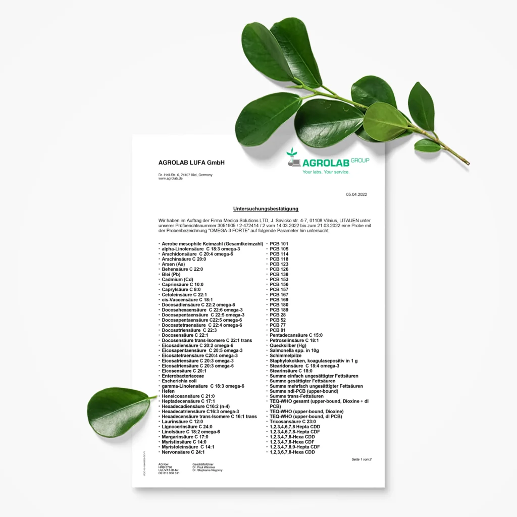 Stiprios koncentracijos omega-3 žuvų taukai – OMEGA-3 PRO