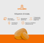 Vitaminas D vaikams, apelsinų skonio