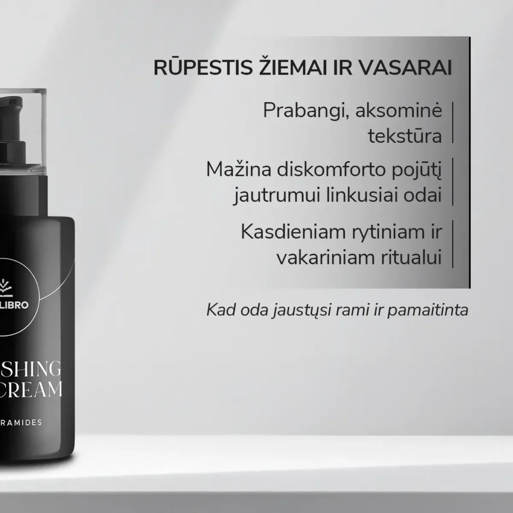 Maitinamasis ir atkuriamasis kremas su keramidais ir bisabololiu, 50 ml
