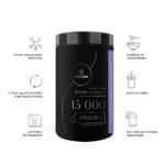 Jūrinis kolagenas COLLAGEN 15 000, juodųjų serbentų aromato